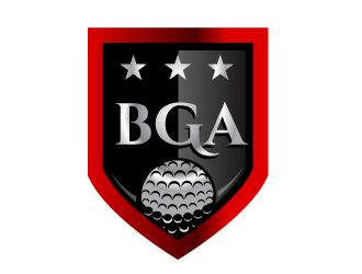 black golfers association (BGA) logo design by LogoQueen
