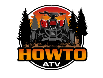 HowtoATV.com logo design by Suvendu