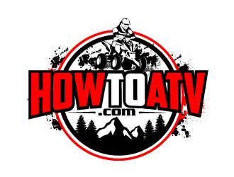 HowtoATV.com logo design by ElonStark