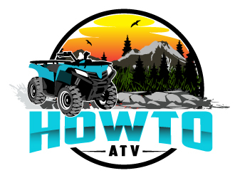 HowtoATV.com logo design by Suvendu