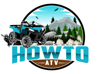 HowtoATV.com logo design by Suvendu