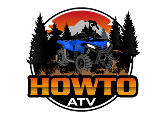 HowtoATV.com logo design by Suvendu