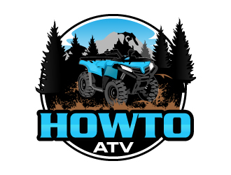 HowtoATV.com logo design by Suvendu