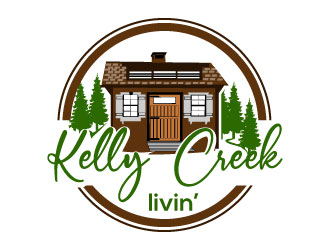 Kelly Creek livin’ logo design by LogoQueen