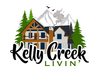 Kelly Creek livin’ logo design by ElonStark