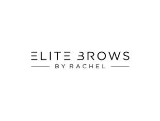 Elite Brows by Rachel logo design by andawiya
