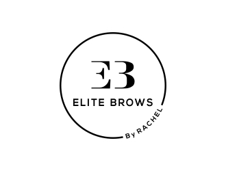 Elite Brows by Rachel logo design by dibyo