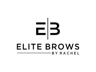 Elite Brows by Rachel logo design by dibyo