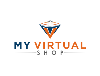 My Virtual Shop logo design by Msinur