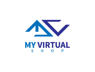 My Virtual Shop logo design by hwkomp