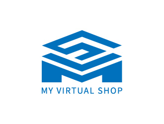 My Virtual Shop logo design by hwkomp