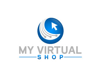 My Virtual Shop logo design by Webphixo