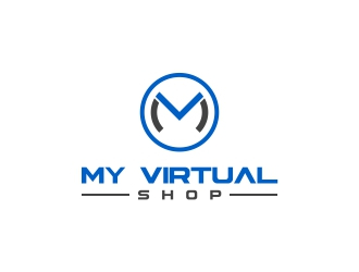 My Virtual Shop logo design by DMC_Studio