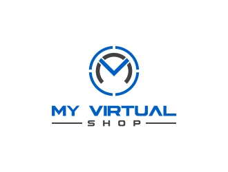 My Virtual Shop logo design by DMC_Studio