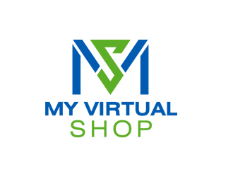 My Virtual Shop logo design by krishna
