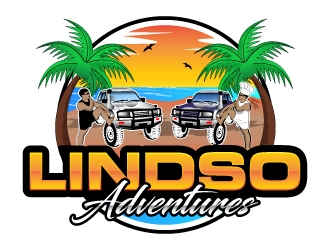 Lindso Adventures  logo design by Suvendu