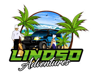 Lindso Adventures  logo design by LogoQueen