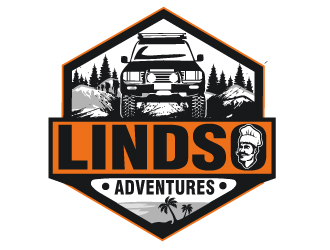 Lindso Adventures  logo design by LucidSketch