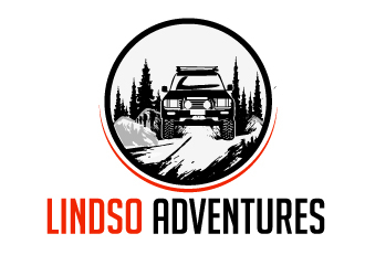Lindso Adventures  logo design by LucidSketch