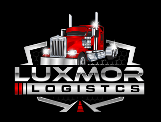 Luxmor Logistcs  logo design by hidro
