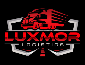 Luxmor Logistcs  logo design by akilis13