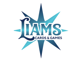 Liams Cards and Games logo design by Roma