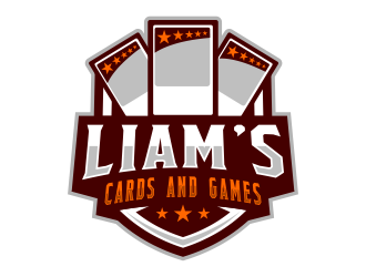 Liams Cards and Games logo design by jm77788