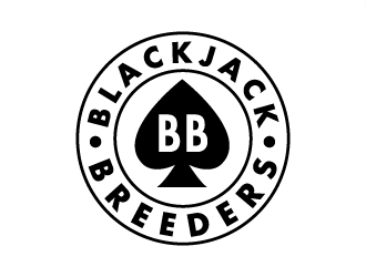 Blackjack Breeders logo design by pilKB