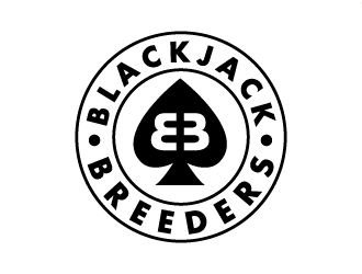 Blackjack Breeders logo design by pilKB