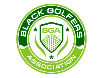 black golfers association (BGA) logo design by cikiyunn