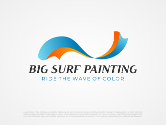 Big Surf Painting logo design by ngattboy