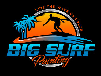 Big Surf Painting logo design by daywalker
