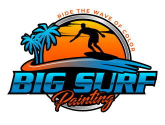 Big Surf Painting logo design by daywalker