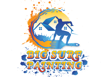 Big Surf Painting logo design by Roma