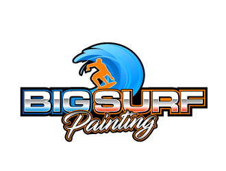 Big Surf Painting logo design by axel182