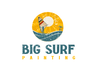 Big Surf Painting logo design by Greenlight