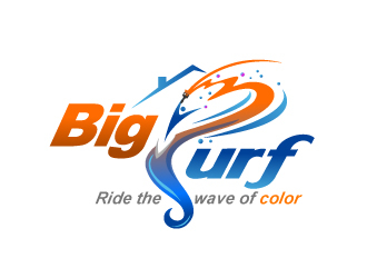 Big Surf Painting logo design by aRBy