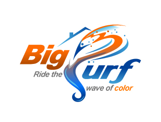 Big Surf Painting logo design by aRBy