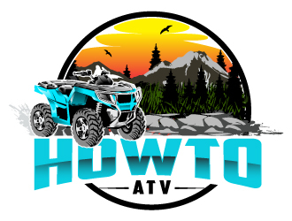 HowtoATV.com logo design by Suvendu