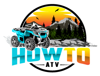 HowtoATV.com logo design by Suvendu