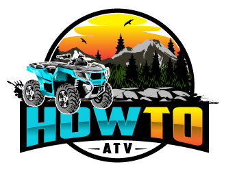 HowtoATV.com logo design by Suvendu