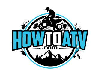 HowtoATV.com logo design by ElonStark