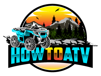 HowtoATV.com logo design by Suvendu