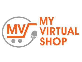 My Virtual Shop logo design by PMG