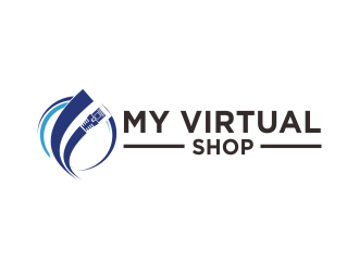 My Virtual Shop logo design by Greenlight