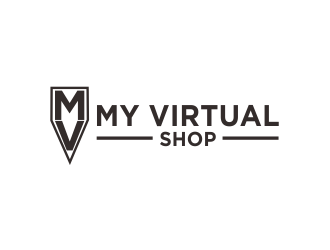 My Virtual Shop logo design by Greenlight
