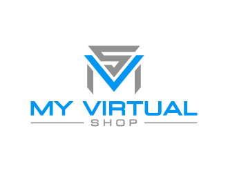 My Virtual Shop logo design by BrainStorming