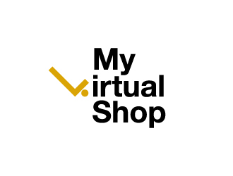 My Virtual Shop logo design by gateout