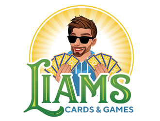 Liams Cards and Games logo design by Roma