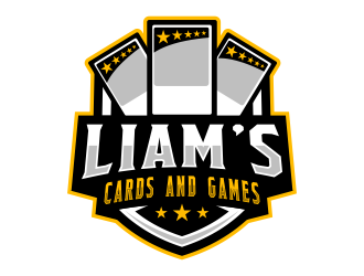 Liams Cards and Games logo design by jm77788